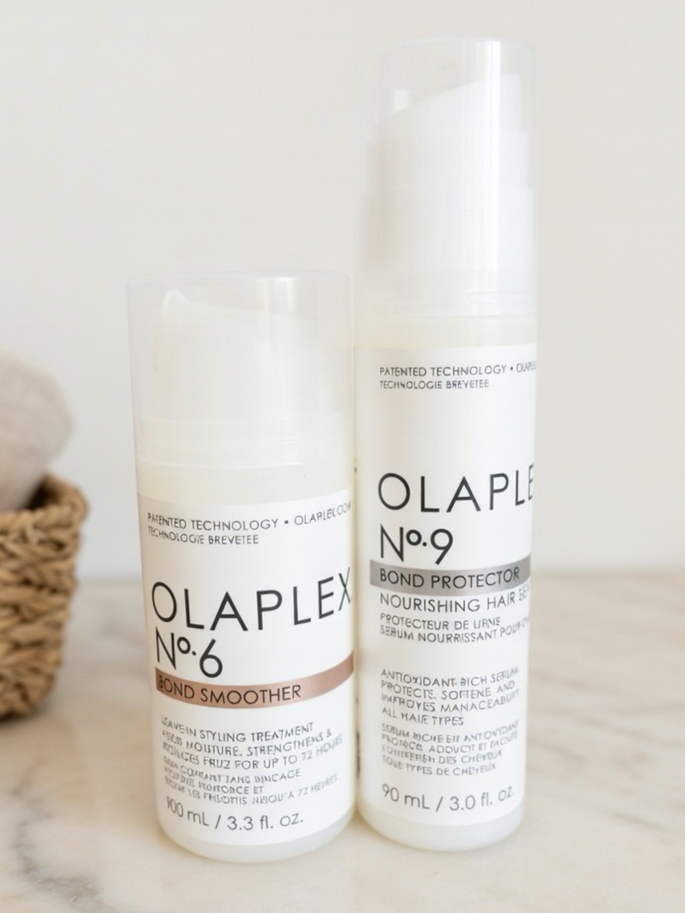 NEW! Olaplex No.6 Bond Smoother + No.9 Bond Protector Hair Serum Bundle Duo